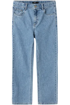 LMTD Nlmkim Dnm Dad Straight Pant Noos Blue