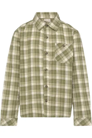 Minymo Shirt Ls Check Green