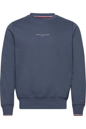 Tommy Hilfiger Tommy Logo Tipped Crewneck Navy