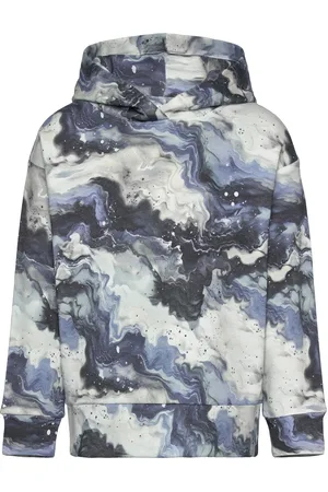 Lindex Sweatshirt Hood Aop Minerals