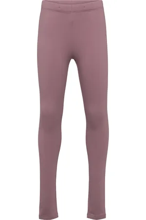 Lindex Leggings Basic Brushed Inside Purple