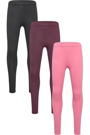 Lindex Leggings Solid Br Inside 3 Pa