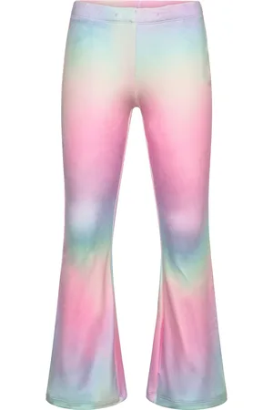 Lindex Leggings Flare Velour Purple