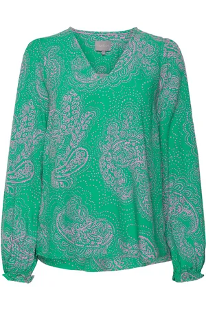 Culture Cupolly Ls Blouse Green