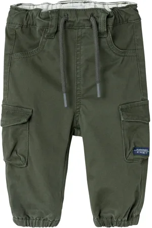 NAME IT Nbmben Cargo R Twi Pant 1771-Hi Noos Green