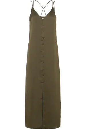 Dante 6 D6Loan Satin Dress Khaki