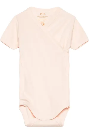 Copenhagen Colors Baby Rib Jersey Body Crossover W. Ss Pink