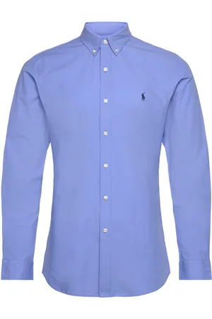Ralph Lauren Slim Fit Stretch Poplin Shirt Blue