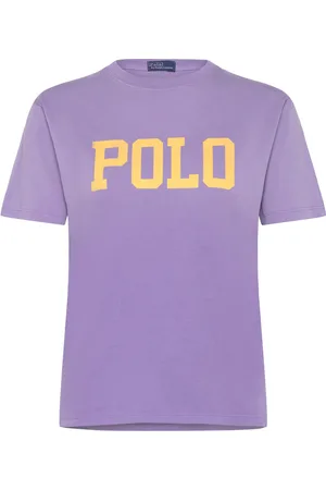 Ralph Lauren Logo Cotton Jersey Tee Purple