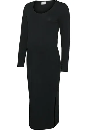 Mama;licious Mleva Ls Jrs Midi Dress Noos