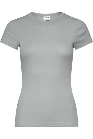 Filippa K Fine Rib Tee Grey