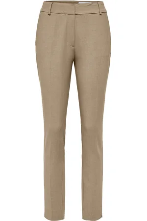 SELECTED Slfrita Mw Slim Pant Mlg B Noos Beige