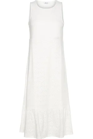 BUBBLEROOM Broderie Anglaise Dress White