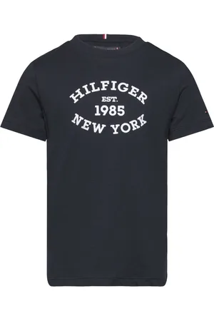 Tommy Hilfiger Monotype Flock Regular Tee Ss Navy