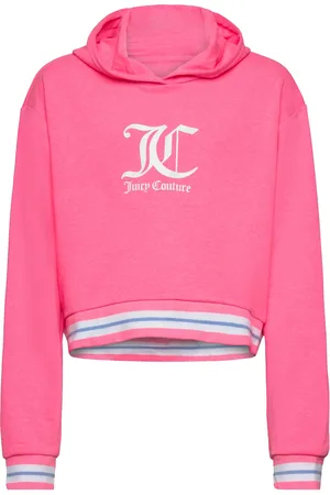 Juicy Couture Juicy Rib Tipping Oth Hoodie Lb Pink