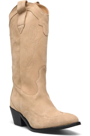 ALOHAS Liberty Leather Boots Beige