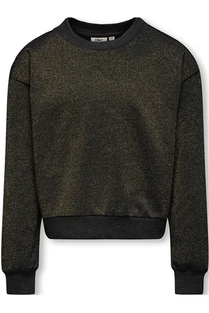 ONLY Koglaura L/S Short Glitter O-Neck Ub Swt