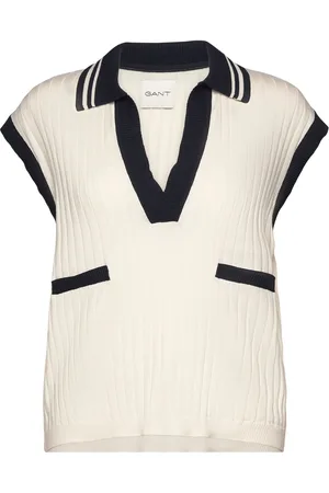 GANT Rib Knit Sleeveless Polo