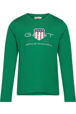 GANT Archive Shield Ls T-Shirt Green