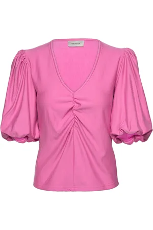 Gestuz Rifagz Ss Balloon Blouse Pink