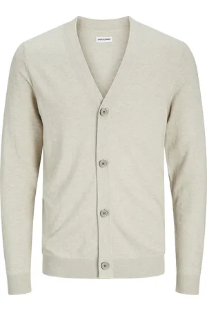 JACK & JONES Jjeemil Knit Button Cardigan Noos Beige Jack & J S