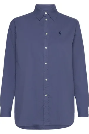 Ralph Lauren Over Fit Cotton Twill Shirt Navy