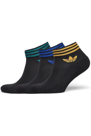 adidas Trefoil Ankle Sock Half-Cushi D 3 Pair Pack Black