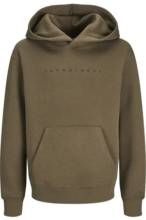 JACK & JONES Jjestar Jj Sweat Hood Noos Jnr Khaki Jack & J S