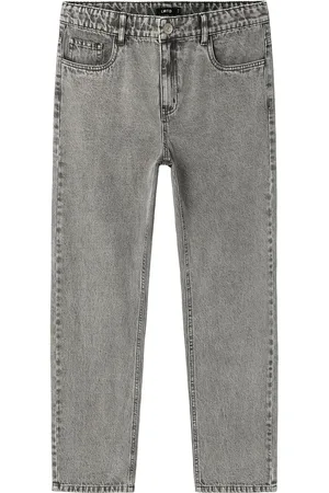 LMTD Nlmt Izza Dnm Dad Straight Pant Noos Grey