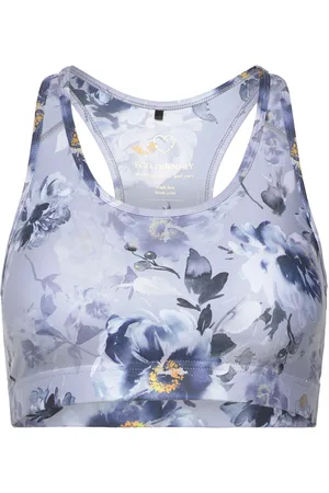 Athlecia France W Printed Bra Blue
