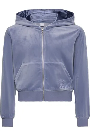 Lindex Sweatshirt Velour With Hoodie