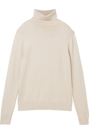 TOM TAILOR Knit Basic Turtleneck Beige