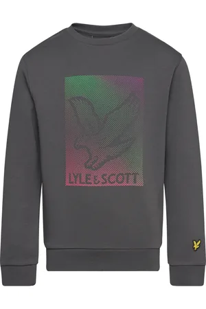 Lyle & Scott Dotted Eagle Graphic Sweatshirt Grey