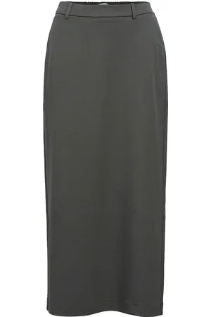 Object Objlisa Mw Long Skirt Noos Grey