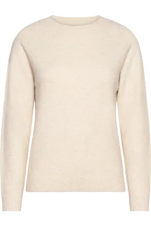 VERO MODA Vmmdoffy Ls O-Neck Blouse Ga Noos Cream