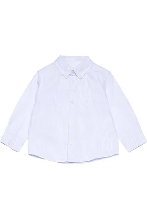 MANGO Oxford Cotton Shirt Blue
