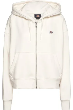 Dickies Oakport Zip Hoodie Cream