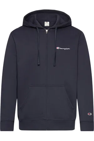 Champion Full Zip Hoodie Sweatshirt Navy