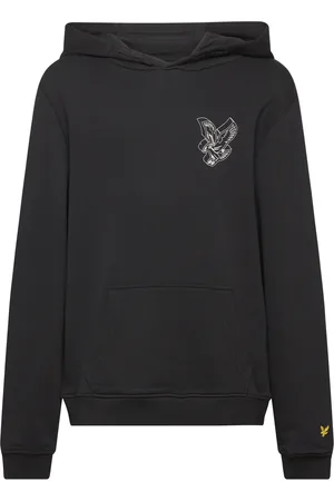 Lyle & Scott 3D Eagle Graphic Hoodie Black