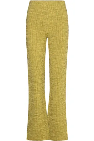 Mads Norgaard Mel Crepe Ura Pants Yellow