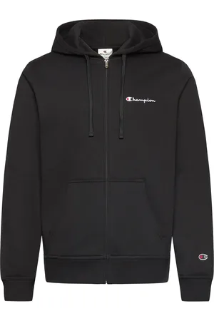 Champion Full Zip Hoodie Sweatshirt Black