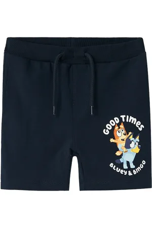 NAME IT Nmmakley Bluey Long Swe Shorts Unb Sky Navy