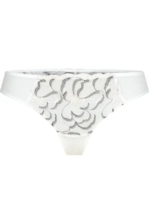 Chantelle Fleurs Tanga White
