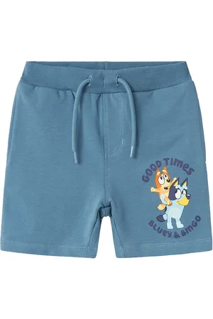 NAME IT Nmmakley Bluey Long Swe Shorts Unb Sky Blue