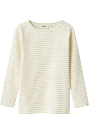 Lil Atelier Nmflake Ls Slim Top Lil White