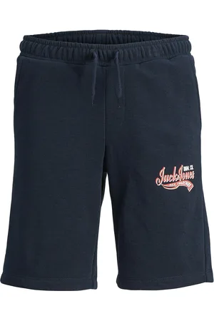 JACK & JONES Jpstlogo Sweat Shorts 2 Col Sn Gms Jnr Navy Jack & J S
