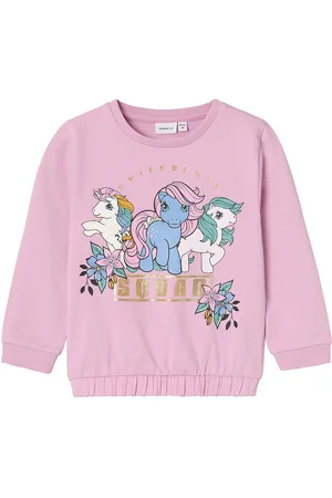 NAME IT Nmfjona Mlp Sweat Unb Cplg Pink