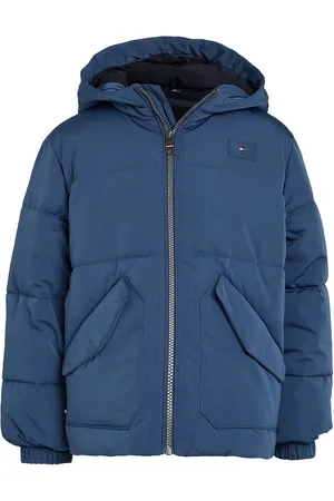 Tommy Hilfiger Monotype Padded Puffer Jacket Blue