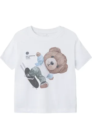 NAME IT Nmmjean Ss Nreg Top White