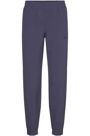adidas Pacer All Gym 3 Stripes Woven Mid Rise Pant Navy